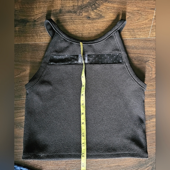 Sally Miller Couture girls Black size large camisole with lace at top - Picture 4 of 5